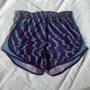 NWOT Nike Purple and Blue Dri-FIT Shorts